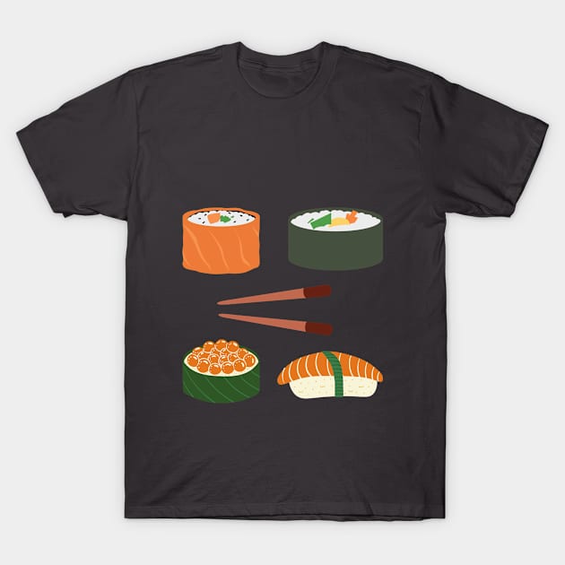 It's Sushi Time! T-Shirt by gmonpod11@gmail.com